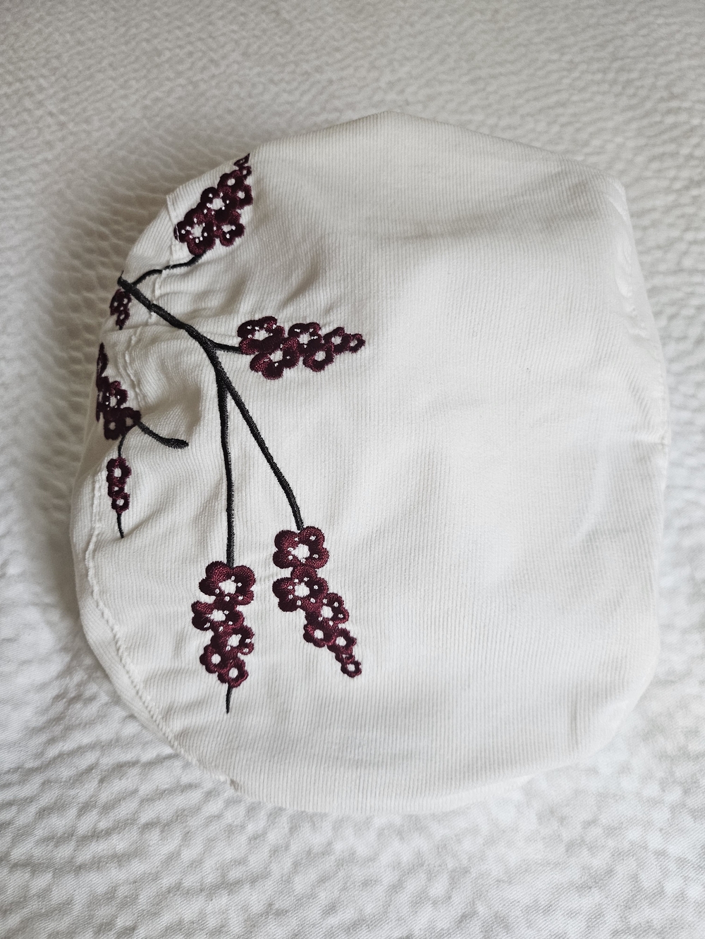 Corduroy Newsboy Golf Cap Hat Flatbill Cherry Blossom Ivy Gatsby Duckbill Cabbie